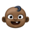 baby: dark skin tone on Facebook