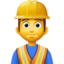 man construction worker on Facebook