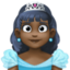 princess: dark skin tone on Facebook