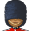 guard: medium-dark skin tone on Facebook