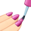 nail polish: light skin tone on Facebook