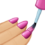 nail polish: medium-light skin tone on Facebook