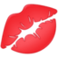 kiss mark on Facebook
