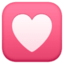heart decoration on Facebook