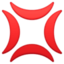 anger symbol on Facebook