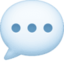 speech balloon on Facebook