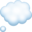 thought balloon on Facebook