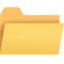 open file folder on Facebook