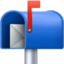 open mailbox with raised flag on Facebook