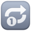 repeat single button on Facebook