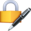 locked with pen on Facebook