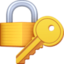 locked with key on Facebook