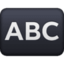input latin uppercase on Facebook