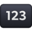 input numbers on Facebook