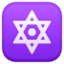 dotted six-pointed star on Facebook