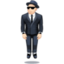 person in suit levitating: light skin tone on Facebook