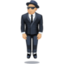 person in suit levitating: medium-light skin tone on Facebook