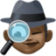woman detective: dark skin tone on Facebook