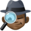 man detective: dark skin tone on Facebook