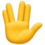 vulcan salute on Facebook