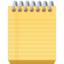 spiral notepad on Facebook