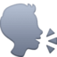 speaking head on Facebook