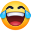 face with tears of joy on Facebook
