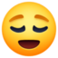 relieved face on Facebook