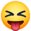 squinting face with tongue on Facebook