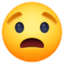 worried face on Facebook
