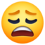 weary face on Facebook