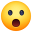 face with open mouth on Facebook