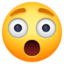 astonished face on Facebook