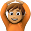 person gesturing OK: medium skin tone on Facebook