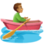 man rowing boat: medium skin tone on Facebook