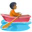 person rowing boat: medium-dark skin tone on Facebook