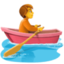 person rowing boat on Facebook