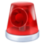 police car light on Facebook
