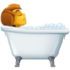 person taking bath on Facebook