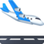 airplane arrival on Facebook