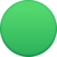 green circle on Facebook