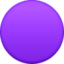 purple circle on Facebook