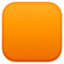 orange square on Facebook