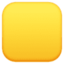 yellow square on Facebook