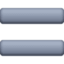 heavy equals sign on Facebook
