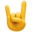sign of the horns on Facebook
