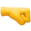 right-facing fist on Facebook