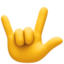 love-you gesture on Facebook