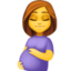 pregnant woman on Facebook