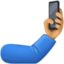 selfie: medium skin tone on Facebook